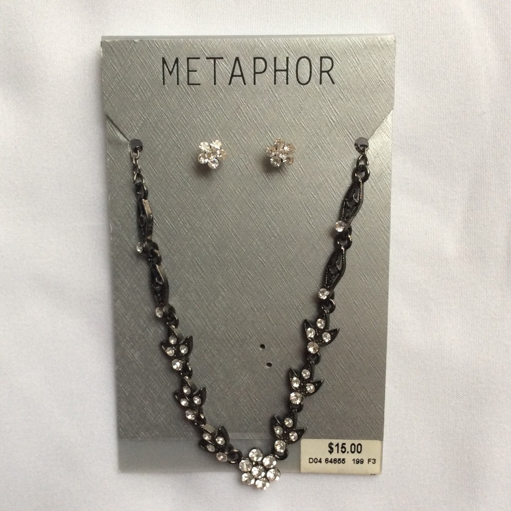 *NWT* Metaphor Necklace & Earrings Set